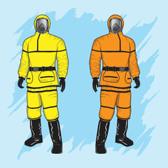 Hazmat Suit Protection Health 03
