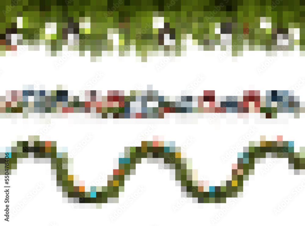 Aufkleber christmas tree branches and garland with colorful light bulbs the shape of a wavy line and board wit