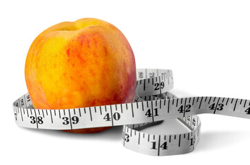 Peach with Measuring Tape