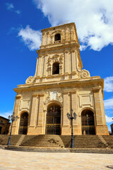 Fototapeta na wymiar Cathedral Maria Santissima of the Visitazione Enna Sicily Italy