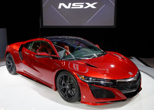 TORONTO, CANADA-FEBRUARY 12, 2015: Acura NSX 2 at the 2015 Canadian International Auto Show in Toronto.   