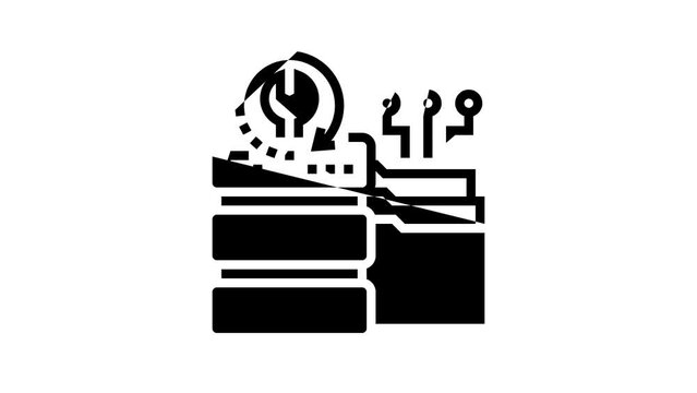 san recovery line icon animation