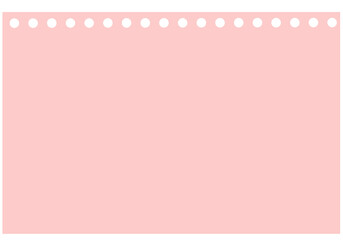 Simple Punched Note Paper