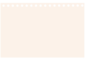 Simple Punched Note Paper