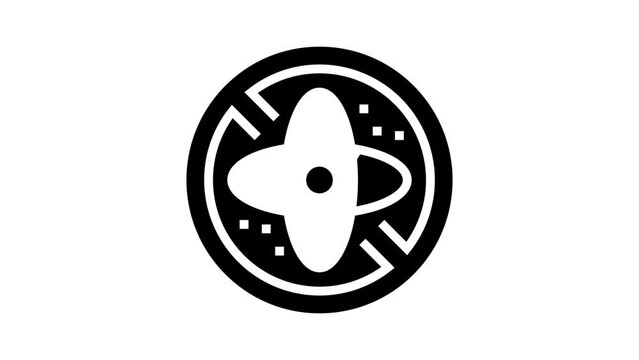 sulfate free cosmetic glyph icon animation