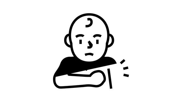 scratch reflex line icon animation