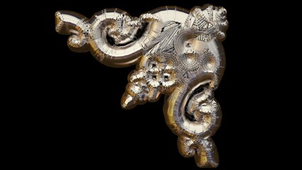 A 3D Illustration of a decorative or ornamental pattern. Modelers, Pattern Makers, Designers, Illustrators, and Artists must watch the mesh closely to easily make a version of their own.