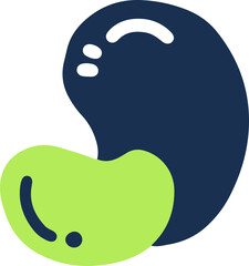 hand draw abstract shape element