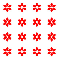 Fototapeta na wymiar floral pattern vector illustration, hand drawn floral pattern