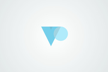 Illustration vector graphic of triangle and circle