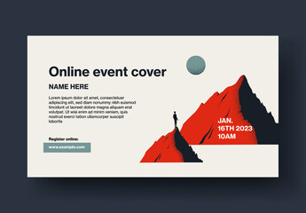 Online Event Career Opportunities Cover Template