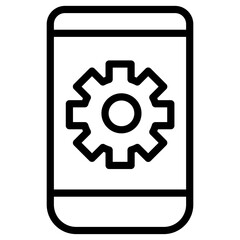 mobile setting icon