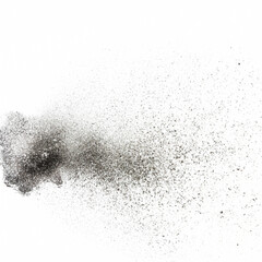 Fototapeta na wymiar Illustration of a colorful textured powder explosion on a white background
