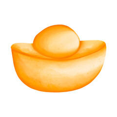 Chinese golden ingot and gold coins, Chinese New Year element