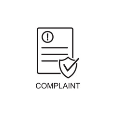complaint icon , business icon vector