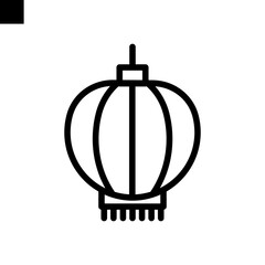 lantern icon vector