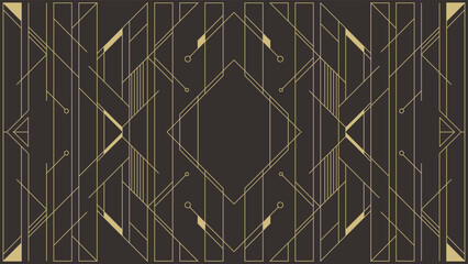 Gradient art deco background