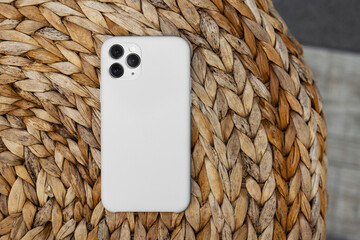 iPhone transparent clear phone case mockup