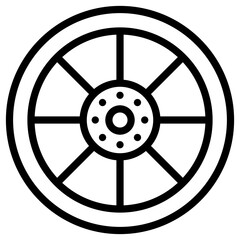 steel wheel icon