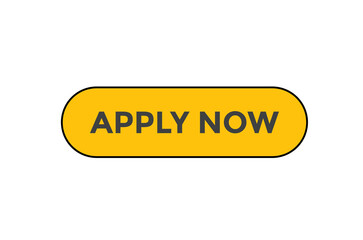 Apply now button. web banner template Vector Illustration