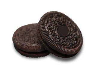 Chocolate Cookies with Cream Filling