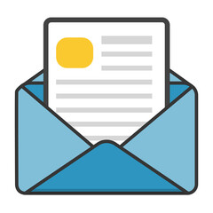 Email icon isometric