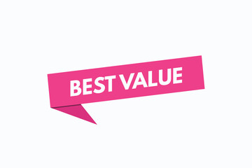 best value button vectors. sign  label speech bubble best value
