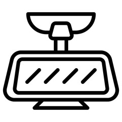 rear view mirror icon