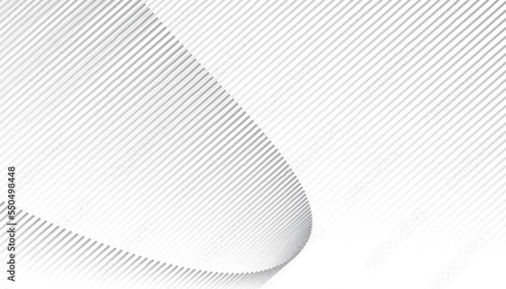 Poster abstract gray wavy lines background. minimal monochrome stripe texture. trendy grey lines pattern ba