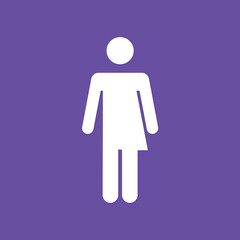 Gender neutral icon pictogram