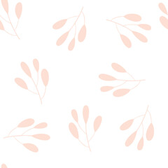 Fototapeta premium Floral vector seamless pattern. Perfect for modern wallpaper, fabric, home decor, and wrapping projects.