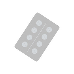 Tablet, Medicine pill icon isolated on white background.