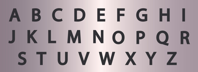 Black Alphabet Letters font