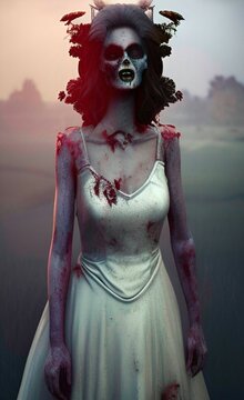 Dead bride zombie