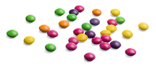 Colorful Chocolate Coated Candies