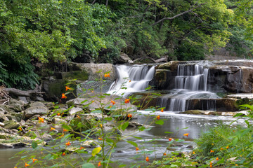 Scenic Berea water falls in Ohio