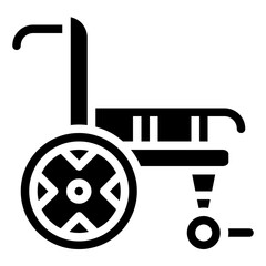 wheelchair invalid help medical icon