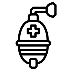 cpr pump resuscitation medical icon