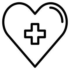 Fototapeta premium heart cardiology coronary medical icon