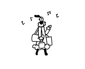 冬のお買い物　セール　ウィンドウショッピング