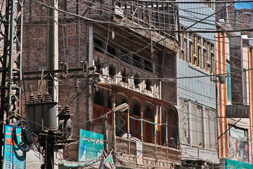 The local market, bazaar in Peshawar, Pakistan