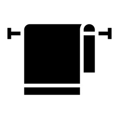 towel cleaning bathrrom icon