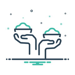 Mix icon for compared