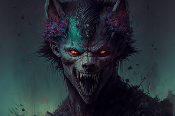 Undead Zombie Wolf Monster