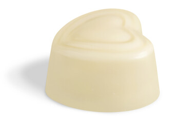 White chocolate candy , praline , truffle