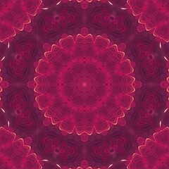 Digital texture flowers in subtle glowing neon hues, seamless kaleidoscope concept. great for company, business, wallpaper, decoration, website