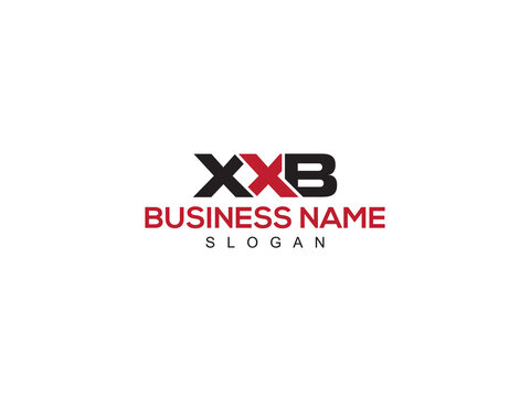 Capital XXB Three Letter Logo With White Background