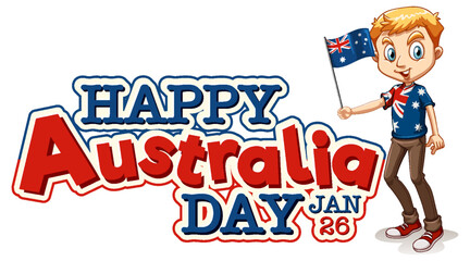 Happy Australia Day Banner Design