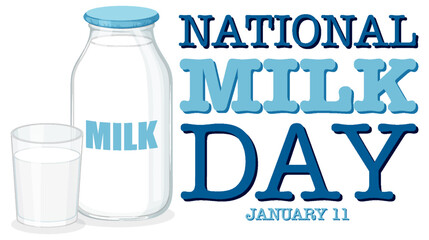 National Milk Day Banner Design