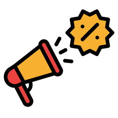 promotion sale price ecommerce icon
